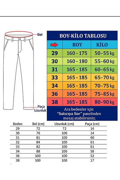 MY VİNTAGE Men's Italian Cut Slim Fit Narrow Leg Fabric Trousers