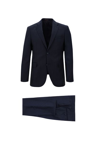 Abdullah Kiğılı Woolen Classic Patterned Suit