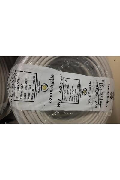 ÖZNUR 4X2.5 NYM ANTİGRON KABLO 100 MT