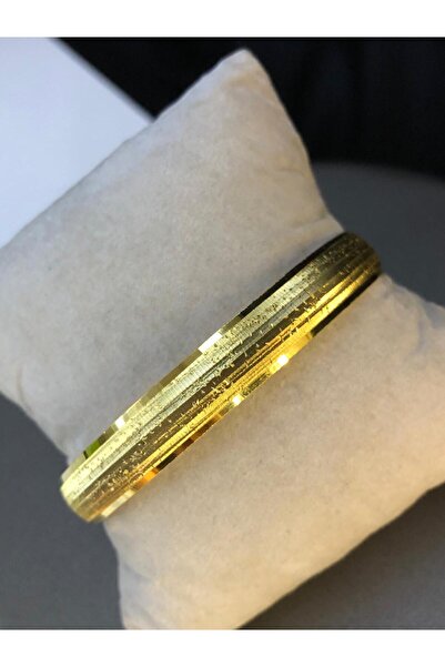 vogutima Kadın Altın Kaplama Bilezik - 10mm Sim Model 24 Ayar Kaplama • Düğün • Nişan • Söz Takı