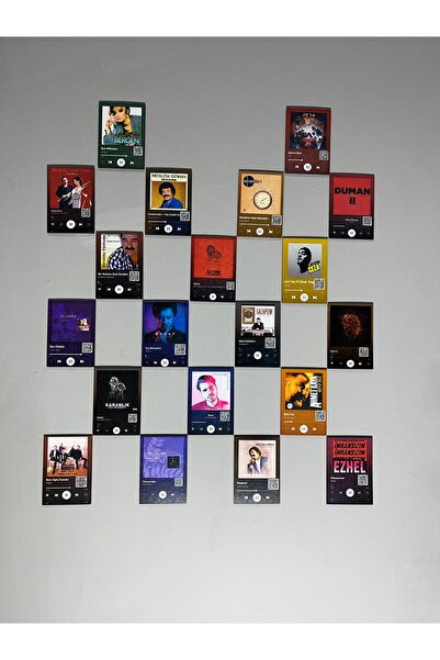 javenadze 20'Lİ QR KODLU DUVAR POSTER