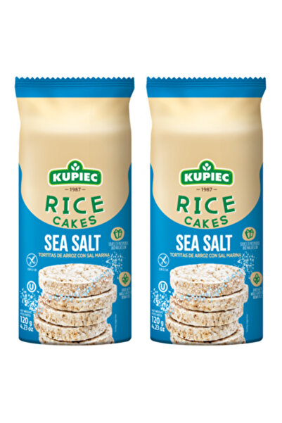 Kupiec أرز منفوش (ملح البحر) - مجموعة من 2