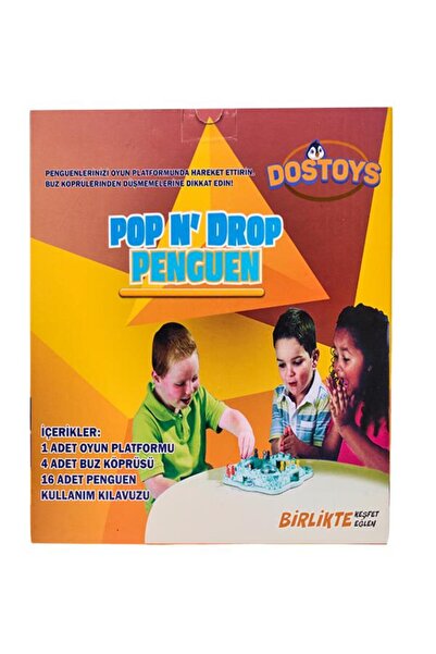 DOSTOYS Pop N Drop Penguin Flea Game