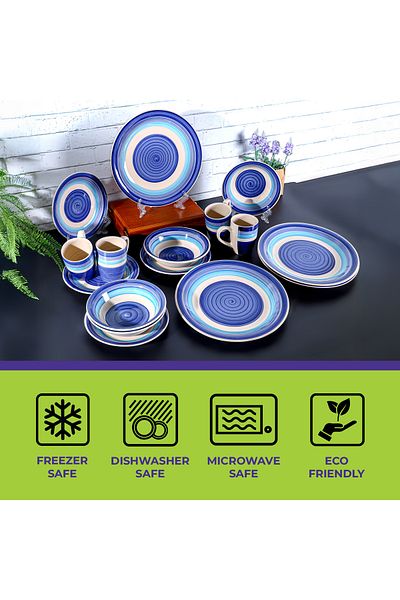 ROYALFORD 16 Piece Stoneware Dinner Set- RF12411
