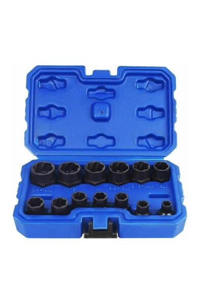 GRAYZER 13 Parça 3/8 Yalama Somun Civata Sökme Takımı