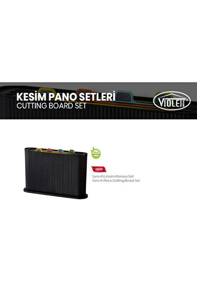 Violet Çok Amaçlı Euro Kesim Panosu 4’lü Set