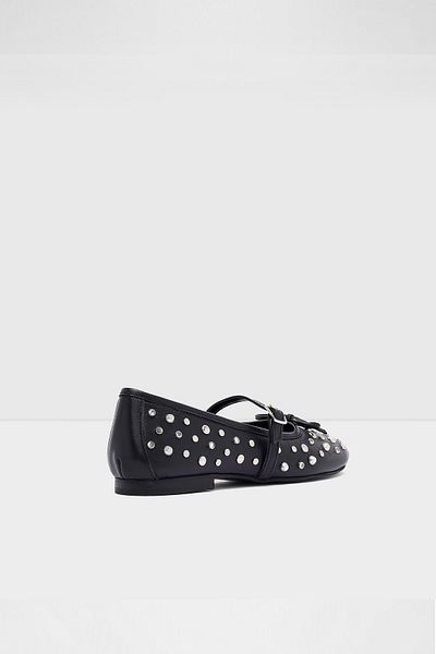 Aldo Jessa-Tr - Genuine Leather Black Women's Ballerinas
