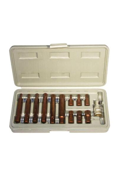 Rico Xzn 13 Parça Torx Kaplamalı Otomotiv Bits Set 12 Köşe