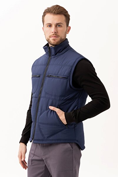 Kardelen İş Elbiseleri Melesa Winter Work & Outdoor Vest - Warm, Multi-Pocket