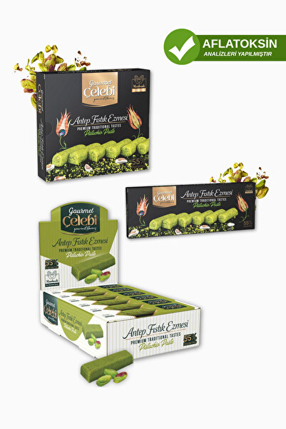 gourmet çelebi Antep Fıstık Ezmesi 500gr-200gr-30gr.
