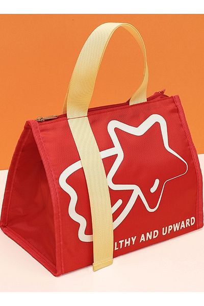 HALAMODO Colorful Aluminum Foil Heat Preservation Lunch Bag Water and Oil Proof Food Insulation Bag