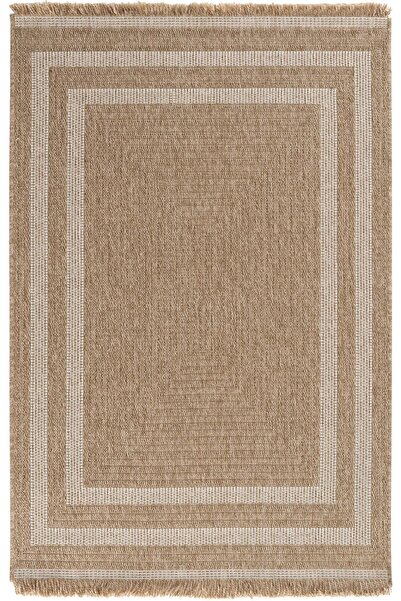 Cool Halı Mocha 668 Beyaz Halı Kilim Salon Mutfak Koridor Yolluk Jüt Hasır Gö...