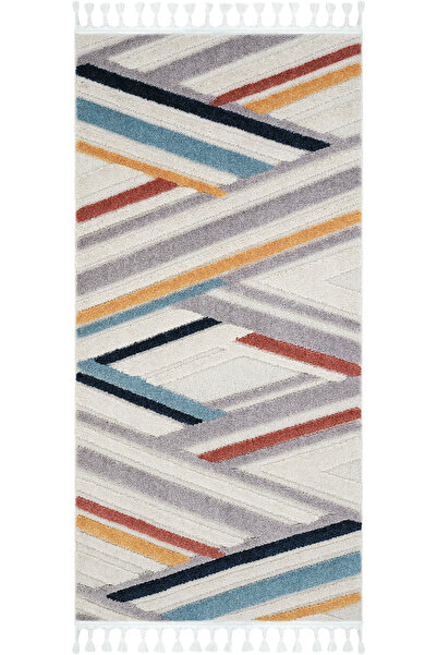 Cool Halı Palazzo Renkli Mutfak Halısı Yumuşak Bukle Dokuma Tezgah Önü Leke T...