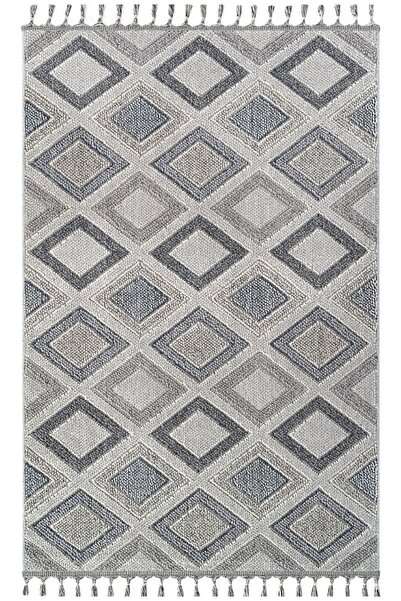 Cool Halı Bress 1402 Gri Halı Salon Halısı Kesme Halı Yolluk Koridor Halısı Balkon Halısı Bukle Mutfak Halısı