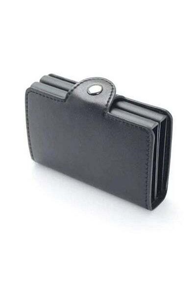 HALAMODO Leather Card Case Black