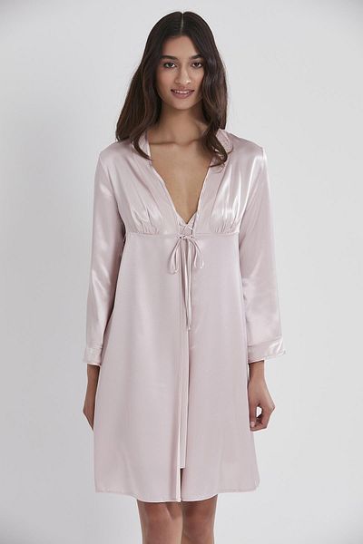 Pierre Cardin Velvet Satin Nightgown and Dressing Gown Set - 4040