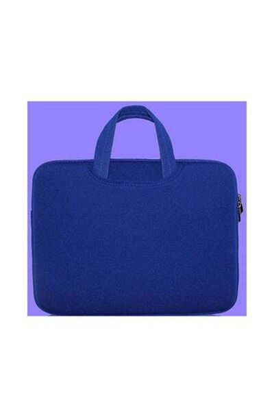HALAMODO Soft Sleeve Bag Case Briefcase Pouch For Ultrabook Laptop Notebook Portable Handle Bag 14-inch Blue