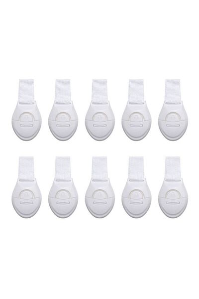 HALAMODO 10-Piece Multi-purpose Drawer Door/Cabinet/Cupboard/Toilet Baby Safety Locks