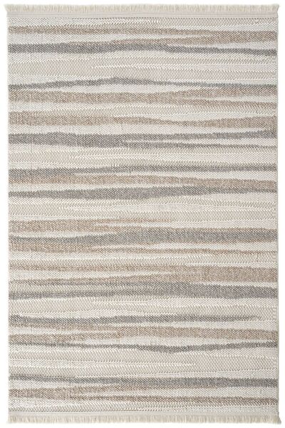 Mikasa Mks 02 Beyaz Bej Yumuşak Dokulu Halı Kilim Salon Koridor Kesme Yolluk Dokuma Makine Halısı