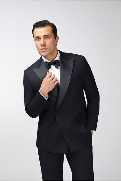 Kiğılı Oversize Extra Comfortable Fit Pointed Collar Double Breasted Tuxedo & Groom Suit