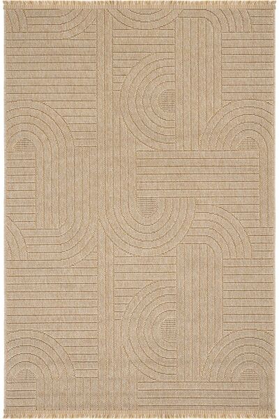 Cool Halı Hasır 623 Bej Halı Ince Mutfak Halısı Yazlık Halı Kilim Kesme Halı Yolluk Antre Hol Koridor Halısı