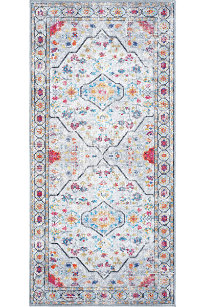 Cool Halı Private Gri Mutfak Halısı Yolluk Leke Tutmayan Tezgah Önü Mutfak Paspası Yıkanabilir Mutfak Kilimi