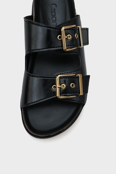 Capone Outfitters Γυναικείες άνετες παντόφλες Margy Wedge με διπλή πόρπη
