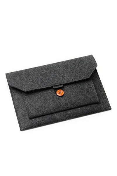 HALAMODO حقيبة كمبيوتر محمول مقاس 13 بوصة لجهاز ماك بوك باللون الرمادي الداكن