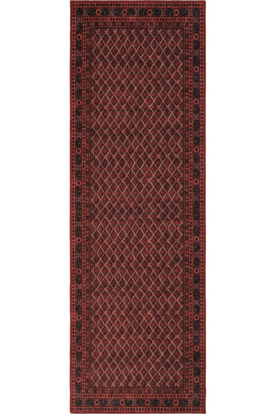 Cool Halı Private Bordo Yolluk Eskitme Afgan Desen Antre Hol Koridor Halısı Y...