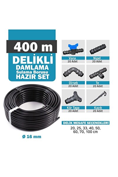 Genel Markalar 400 M Delikli Damlama Sulama Sistemi Ve Ek Parçaları
