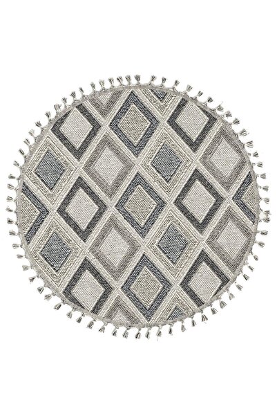 Cool Halı Bress 1402 Gri Kolay Temizlenen Hav Toz Vermez Hasır Dokulu Örgü De...