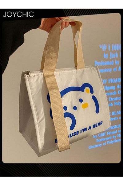 HALAMODO Aluminum Foil Heat Preservation Lunch Bag Water and Oil Proof Food Insulation Bag with Handle Strap