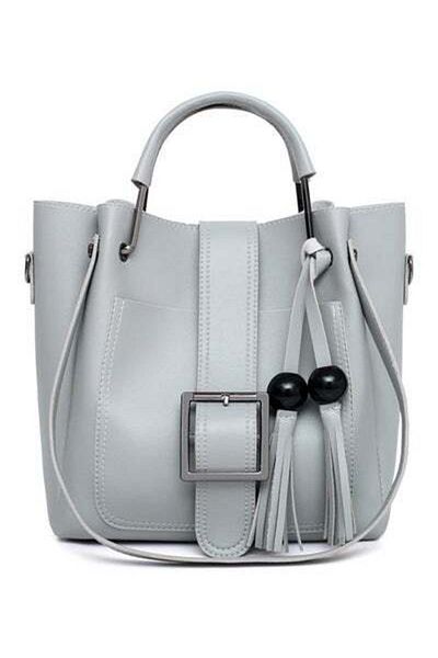 HALAMODO 3-Piece Composite Bag Set Grey