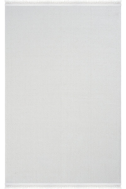 Cool Halı Olinda 1101 Beyaz Halı Oturma Odası Salon Halısı Yumuşak Iskandinav Halı Yolluk Bukle Dokuma Halı