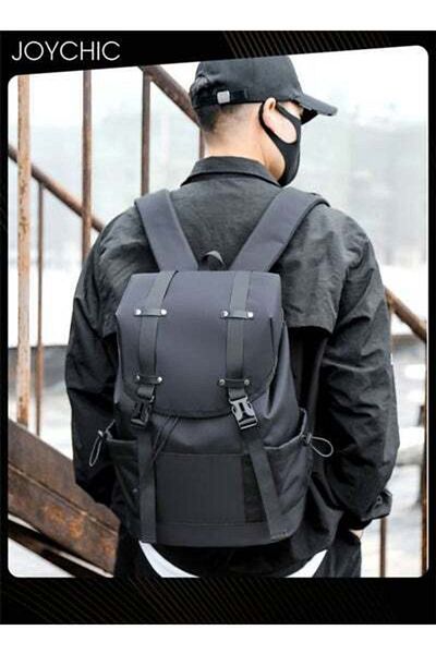 HALAMODO Laptop Backpack Business Durable Computer Backpack College School Bag Travel Office Fits 15.6 Inch