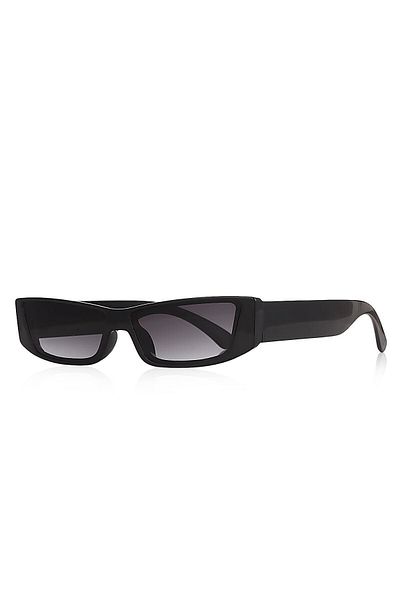 Kinary Unisex Sunglasses Black Shiny 1044