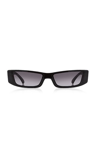Kinary Unisex Sunglasses Black Shiny 1044