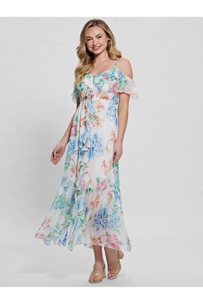 Guess Γυναικείο φόρεμα Elide Maxi Floral
