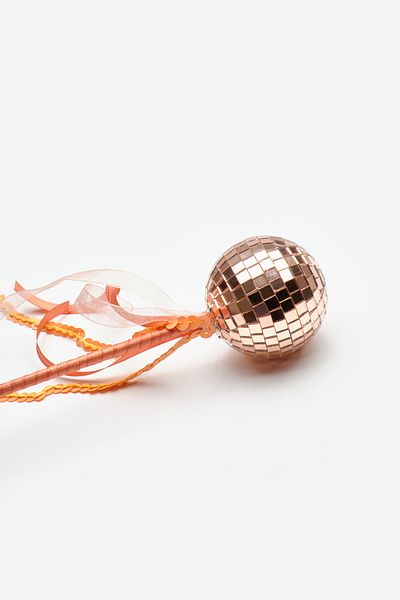 Le Mabelle Rose Disco Ball Figured Girl's Party Wand