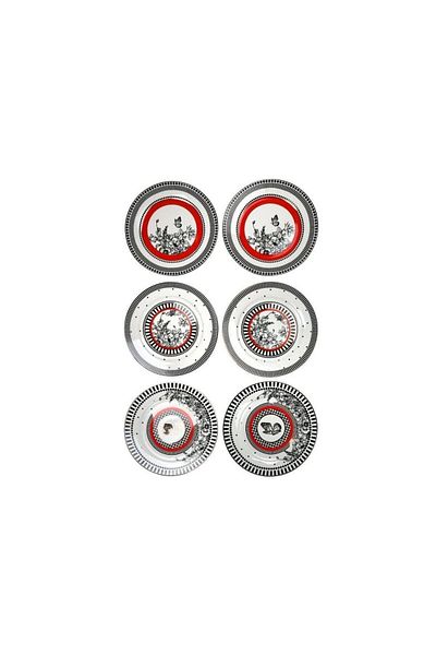 Lucky Art Maggey Bone 20cm Set of 6 Plates