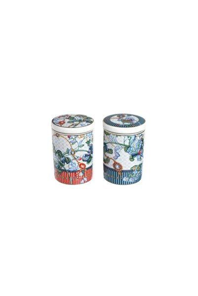 Lucky Art Chantelle Bone 2-Piece Jar Set 13cm