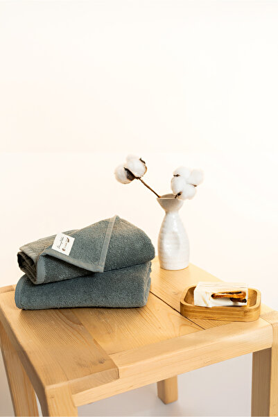 Rikka Home مجموعة مناشف للضيوف/الأطفال/الرأس مصنوعة من القطن بنسبة 100%، ذات جودة عالية، ناعمة للغاية، كبيرة الحجم (قطعتان 41×76 سم)