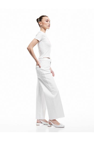 Koton White Women's Jean Pants 5Sal40007Mw