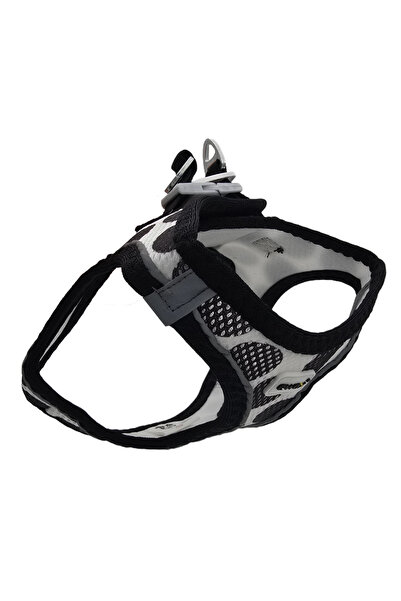 EWOX Air Mash Black Polka Dot Chest Harness 3XS
