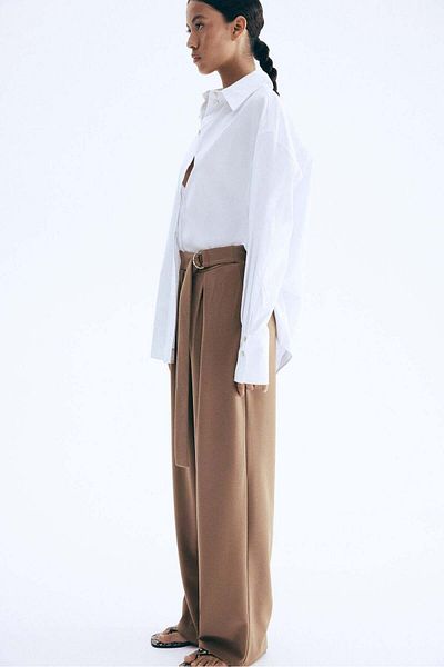 H&M Belted trousers