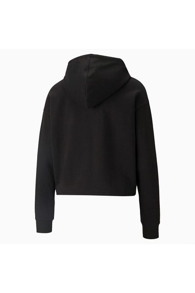 Puma Hanorac sport pentru femei - Logo metalic crop Ess - 58689151