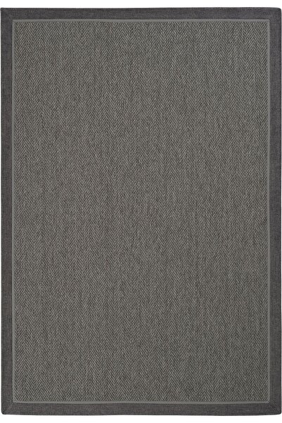 Cool Halı Basel Art 03 Balkon Halısı Hasır Doku Mutfak Halısı Çift Bordürlü I...