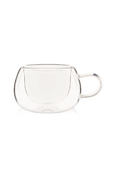 Perotti Double Wall Glass Mug - Transparent - 160 ml