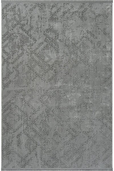 Cool Halı Cooper 1076 Gri Halı Dokuma Salon Halısı Kesme Halı Yolluk Yatak Od...