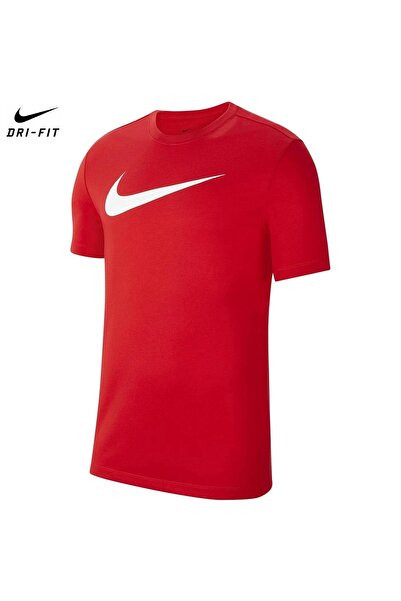 Nike Men's Red Dri-fit Park20 Ss Football T-Shirt - Hbr